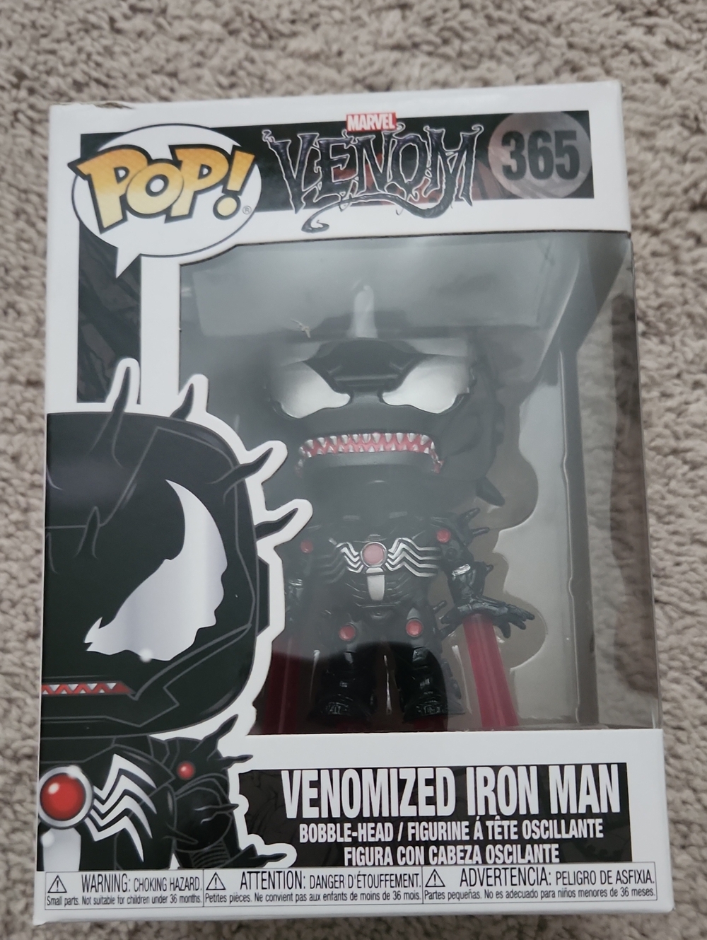 Funko Venomized Iron Man - Black & Red Vinyl Figure